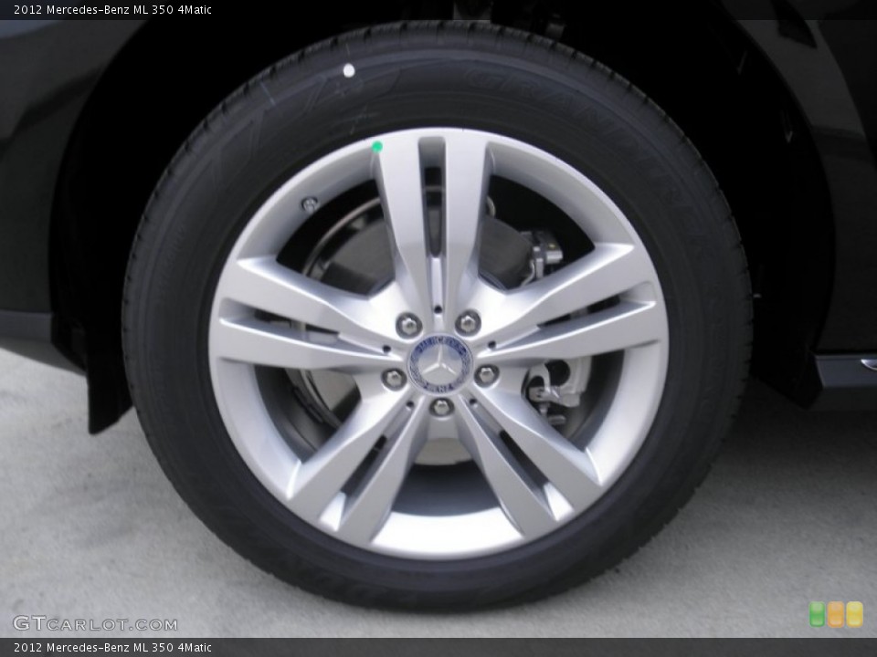 2012 Mercedes-Benz ML 350 4Matic Wheel and Tire Photo #55495673