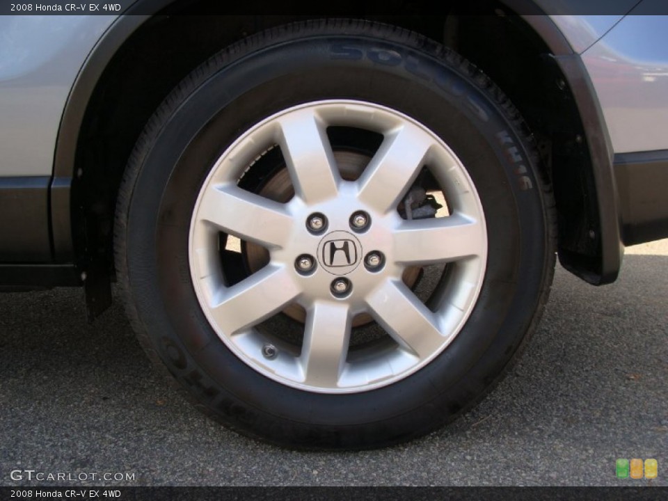 2008 Honda CR-V EX 4WD Wheel and Tire Photo #55495715