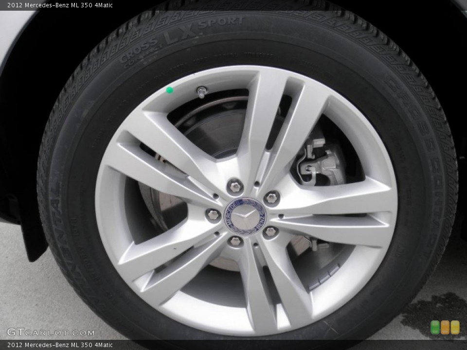 2012 Mercedes-Benz ML 350 4Matic Wheel and Tire Photo #55495763
