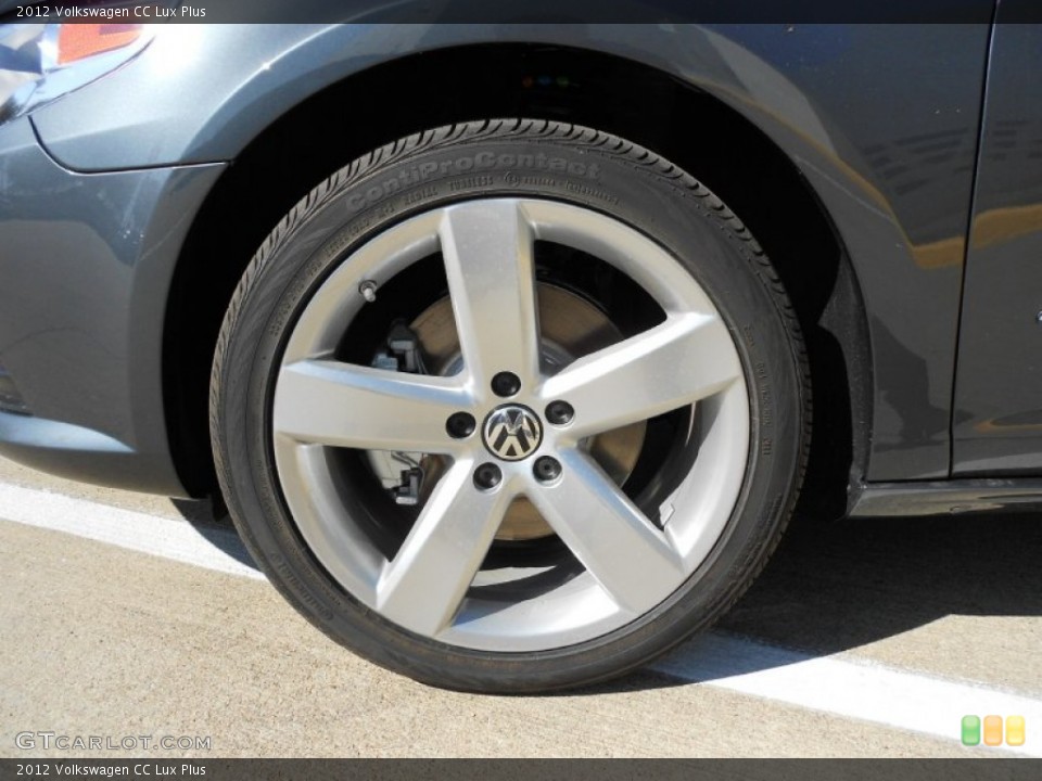 2012 Volkswagen CC Lux Plus Wheel and Tire Photo #55504509