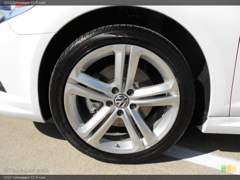 2012 Volkswagen CC R-Line Wheel and Tire Photo #55504731