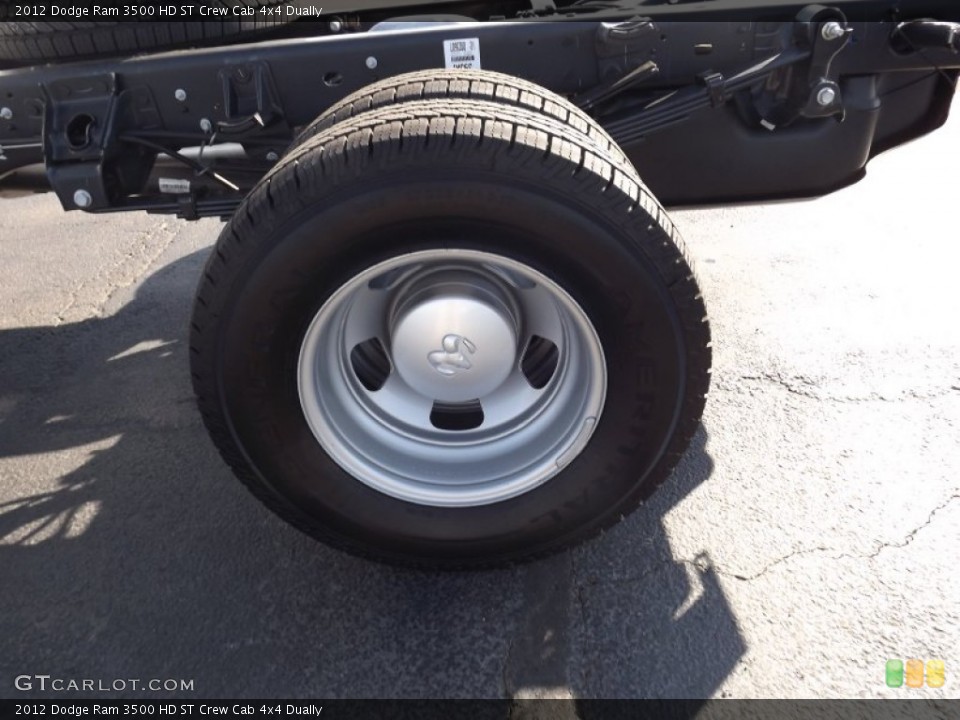 2012 Dodge Ram 3500 HD ST Crew Cab 4x4 Dually Wheel and Tire Photo #55507163