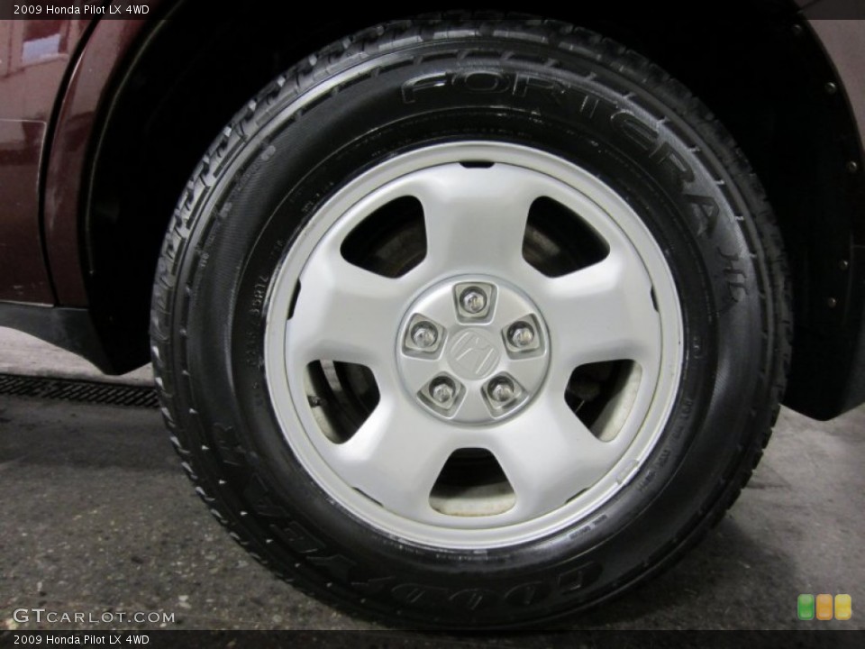 2009 Honda Pilot LX 4WD Wheel and Tire Photo #55509384