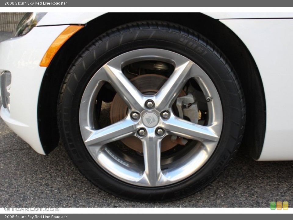 2008 Saturn Sky Red Line Roadster Wheel and Tire Photo #55510111