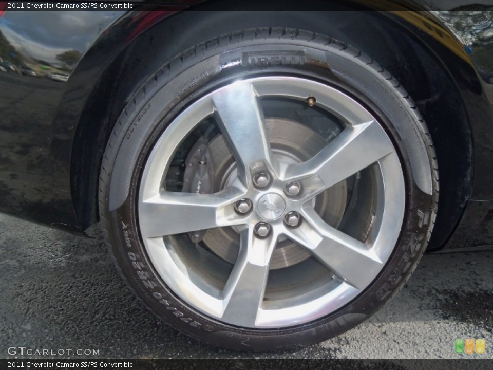2011 Chevrolet Camaro SS/RS Convertible Wheel and Tire Photo #55511203