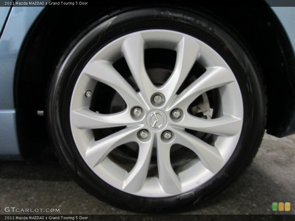 2011 Mazda MAZDA3 s Grand Touring 5 Door Wheel and Tire Photo #55511393