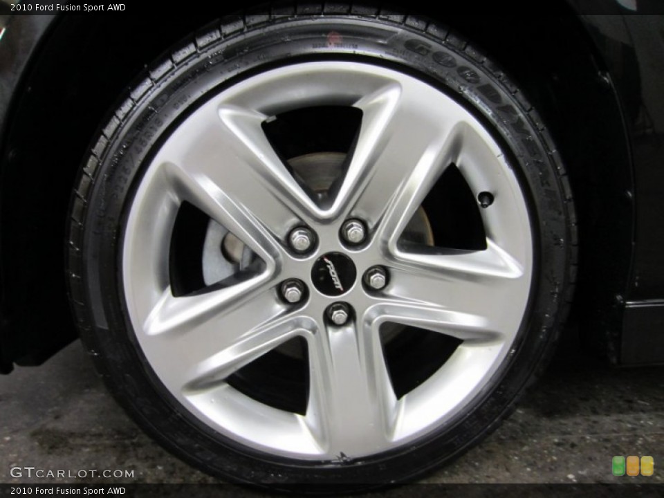 2010 Ford Fusion Sport AWD Wheel and Tire Photo #55511963