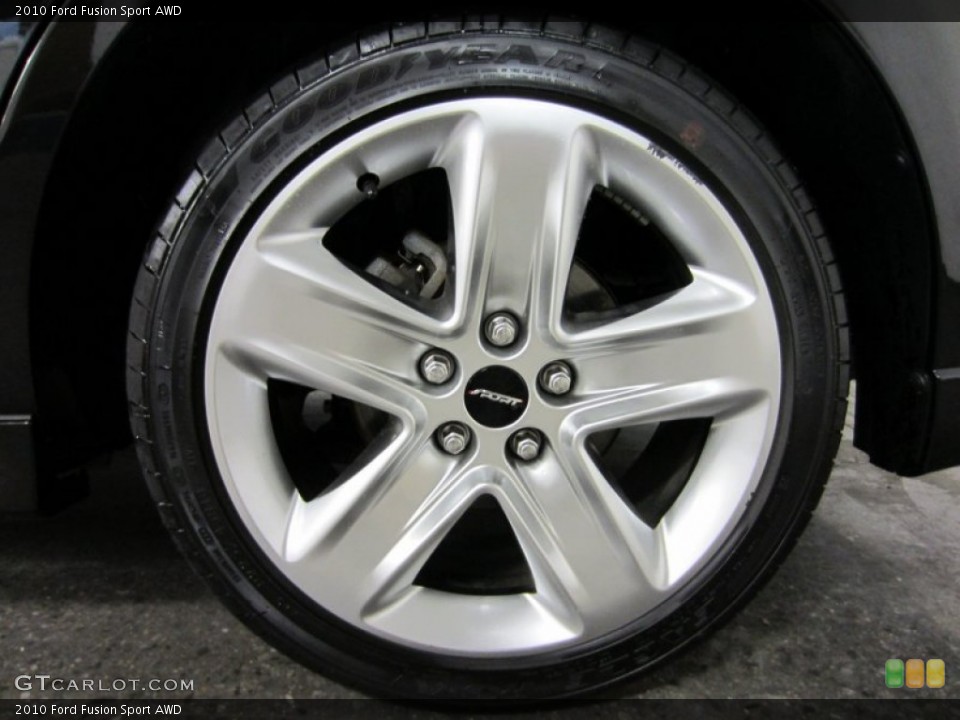 2010 Ford Fusion Sport AWD Wheel and Tire Photo #55511972