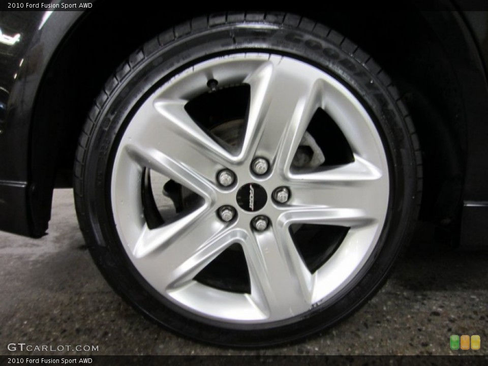 2010 Ford Fusion Sport AWD Wheel and Tire Photo #55512053