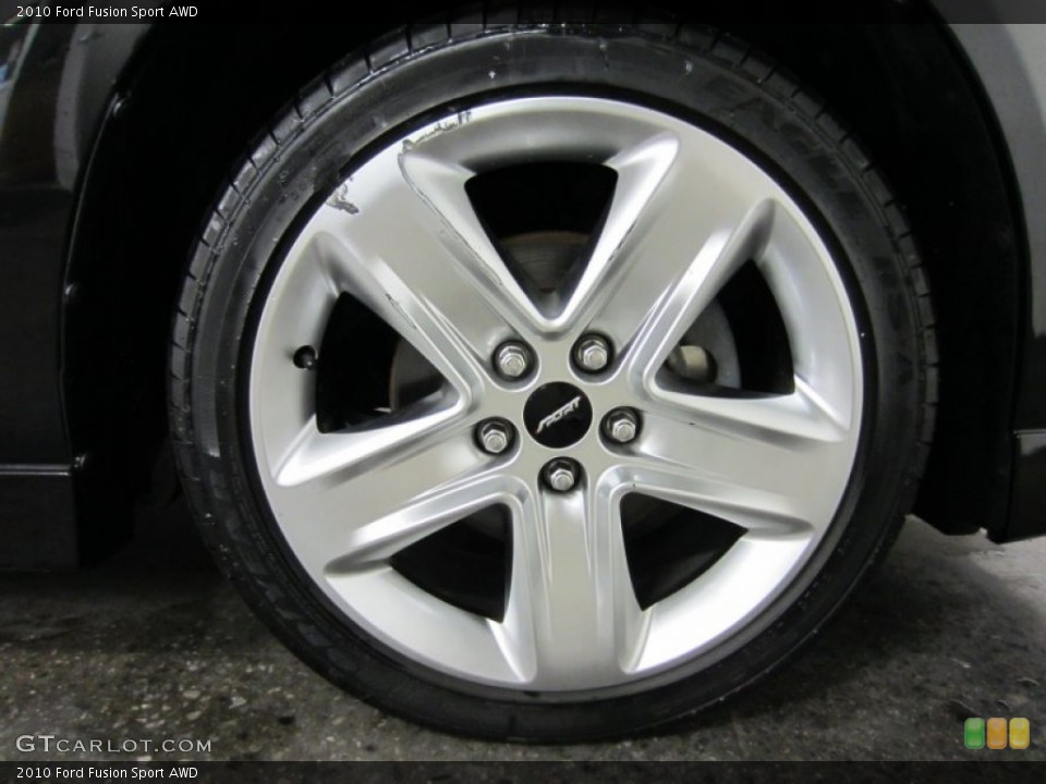 2010 Ford Fusion Sport AWD Wheel and Tire Photo #55512062