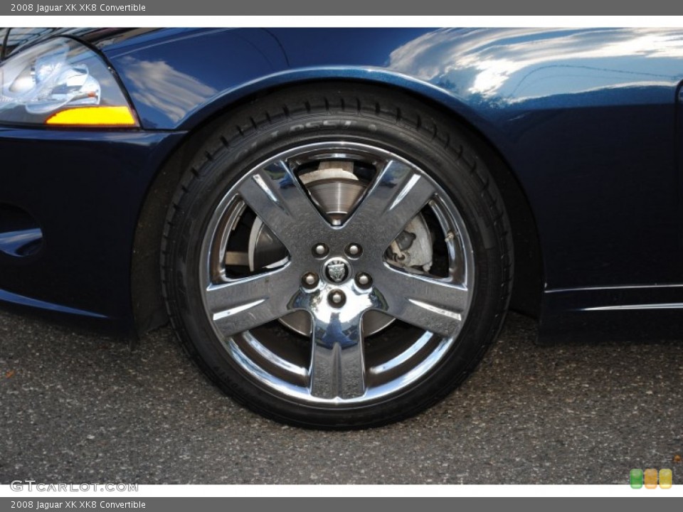 2008 Jaguar XK XK8 Convertible Wheel and Tire Photo #55512200