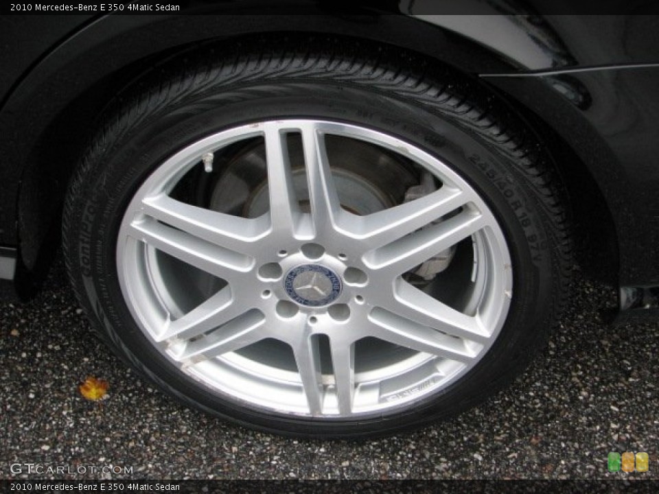 2010 Mercedes-Benz E 350 4Matic Sedan Wheel and Tire Photo #55515428