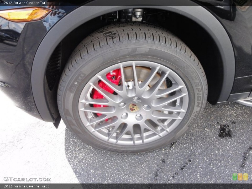 2012 Porsche Cayenne Turbo Wheel and Tire Photo #55517159