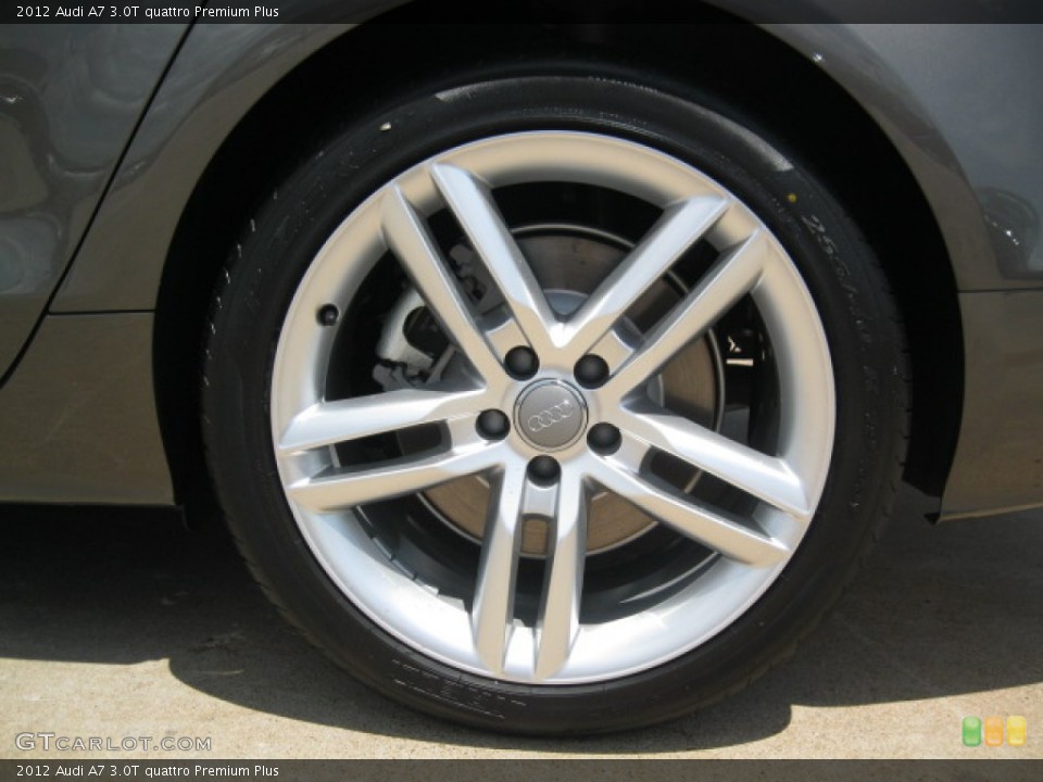 2012 Audi A7 3.0T quattro Premium Plus Wheel and Tire Photo #55519403