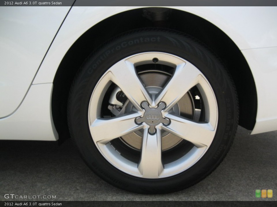 2012 Audi A6 3.0T quattro Sedan Wheel and Tire Photo #55519556