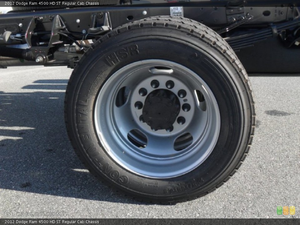 2012 Dodge Ram 4500 HD ST Regular Cab Chassis Wheel and Tire Photo #55519917