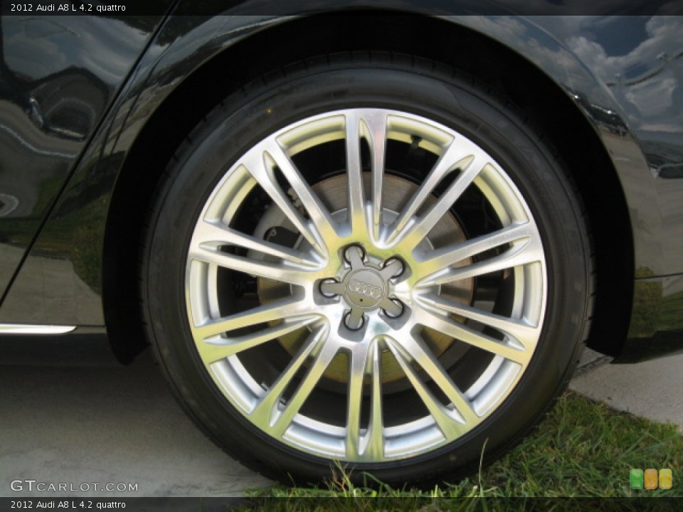 2012 Audi A8 L 4.2 quattro Wheel and Tire Photo #55519946