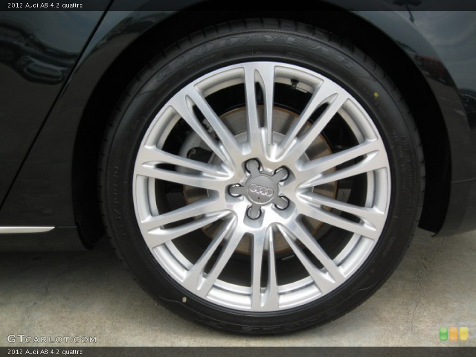 2012 Audi A8 4.2 quattro Wheel and Tire Photo #55520393