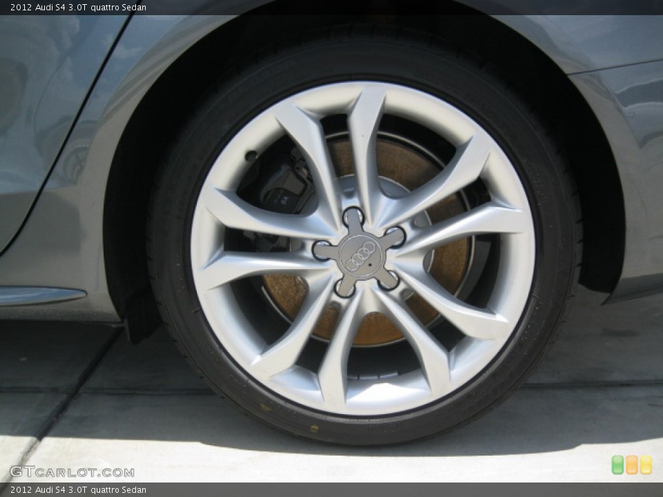 2012 Audi S4 3.0T quattro Sedan Wheel and Tire Photo #55521737