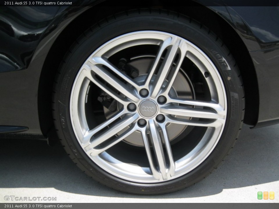 2011 Audi S5 3.0 TFSI quattro Cabriolet Wheel and Tire Photo #55521821
