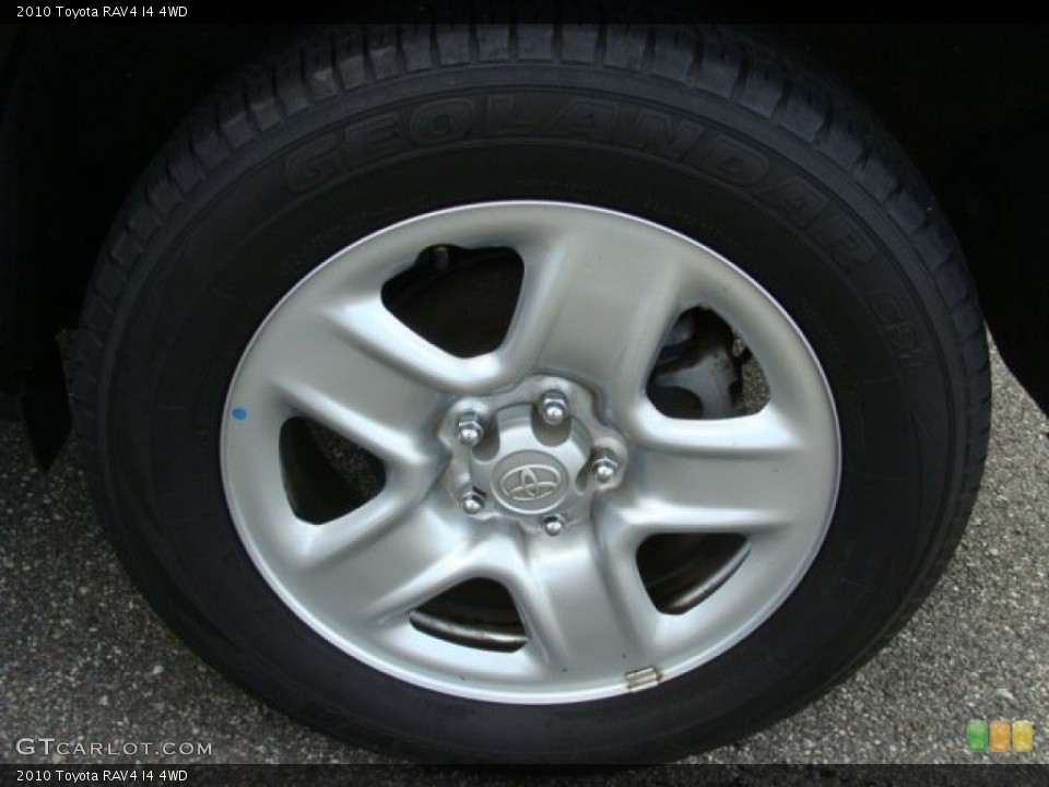2010 Toyota RAV4 I4 4WD Wheel and Tire Photo #55523324