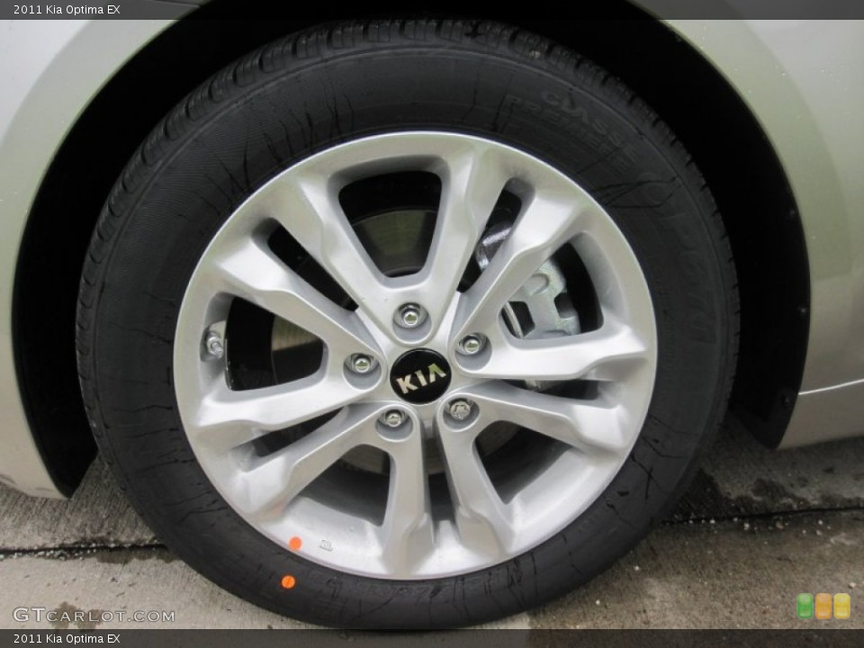 2011 Kia Optima EX Wheel and Tire Photo #55524878