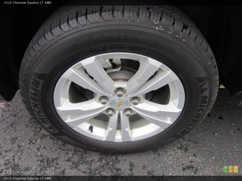 2010 Chevrolet Equinox LT AWD Wheel and Tire Photo #55537992