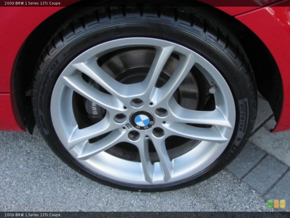 2009 BMW 1 Series 135i Coupe Wheel and Tire Photo #55538806