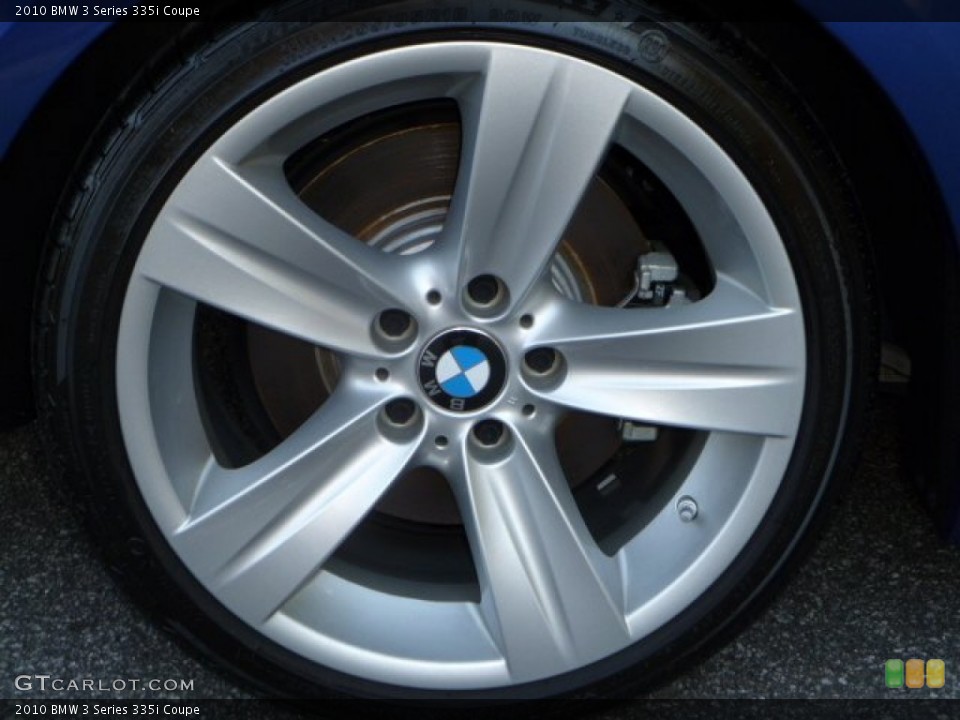 2010 BMW 3 Series 335i Coupe Wheel and Tire Photo #55539789