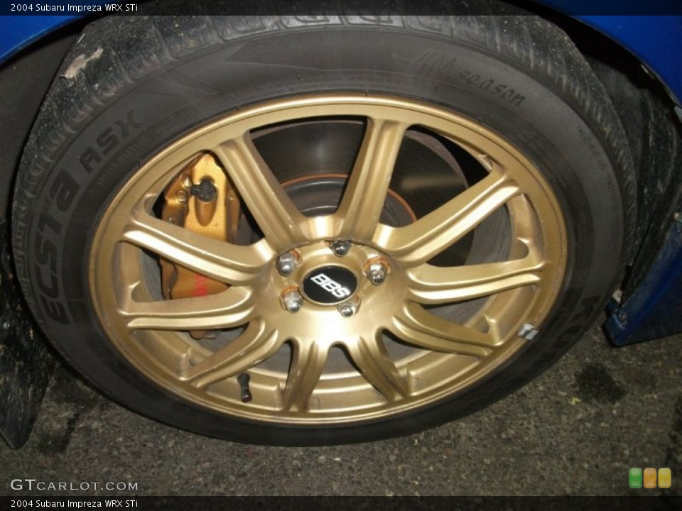 2004 Subaru Impreza WRX STi Wheel and Tire Photo #55541965