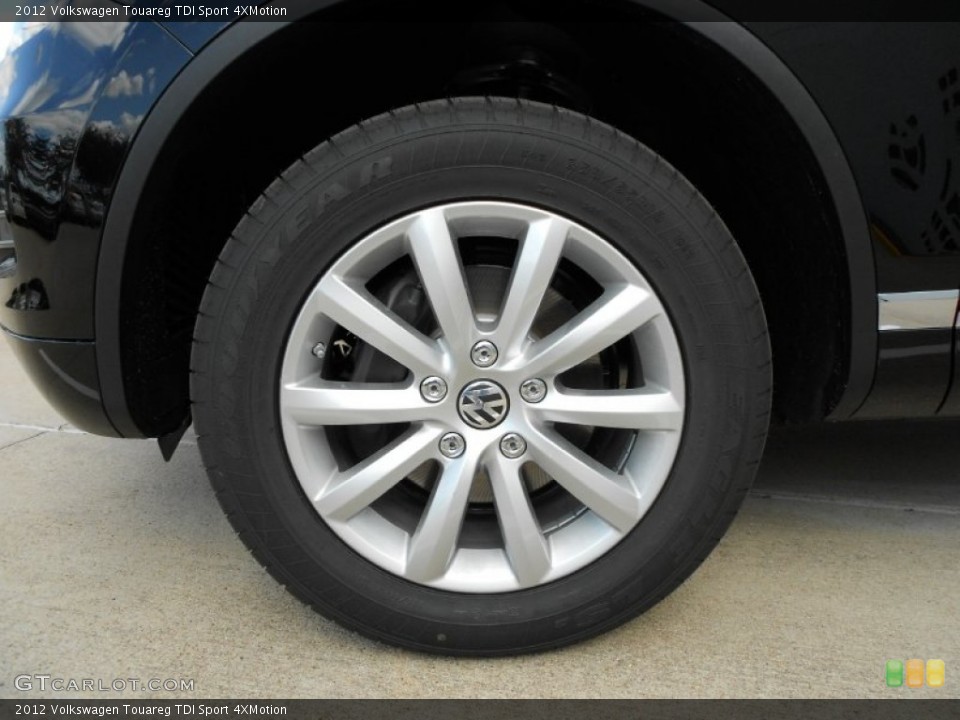 2012 Volkswagen Touareg TDI Sport 4XMotion Wheel and Tire Photo #55544406