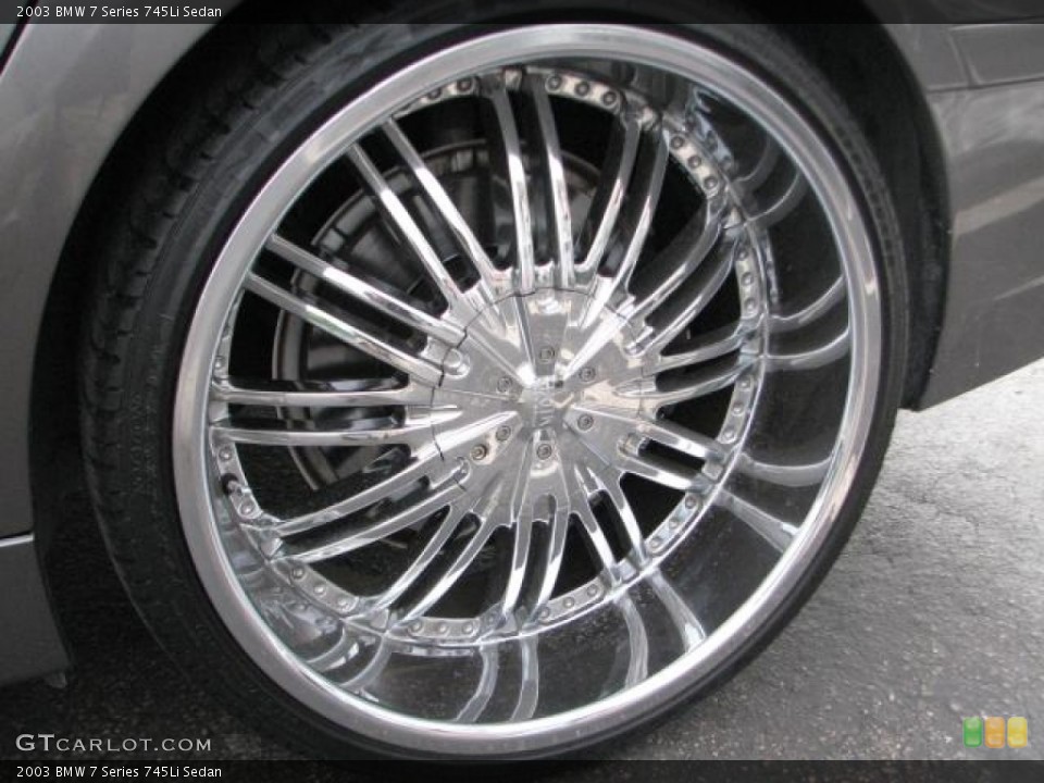 2003 BMW 7 Series Custom Wheel and Tire Photo #55545348
