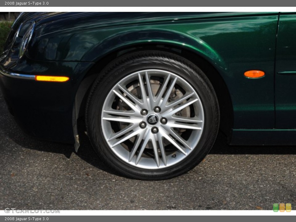 2008 Jaguar S-Type 3.0 Wheel and Tire Photo #55548106