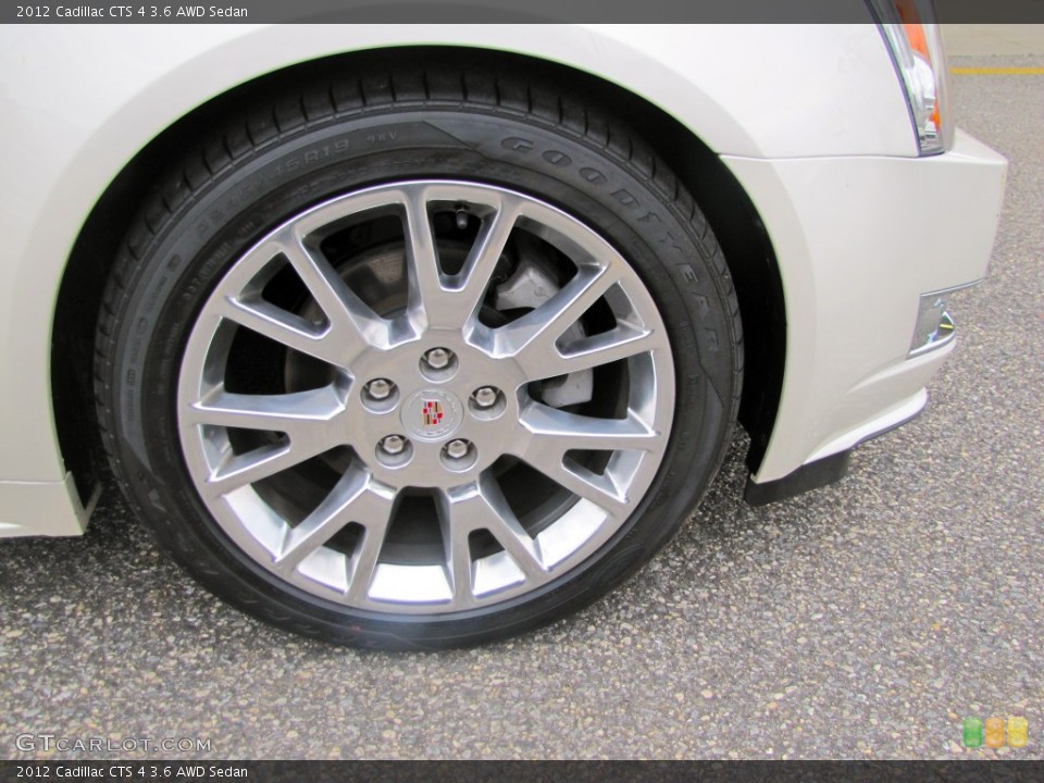 2012 Cadillac CTS 4 3.6 AWD Sedan Wheel and Tire Photo #55552284