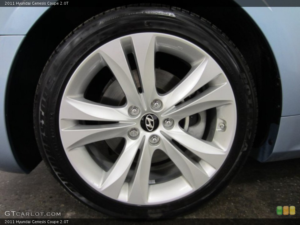 2011 Hyundai Genesis Coupe 2.0T Wheel and Tire Photo #55554680