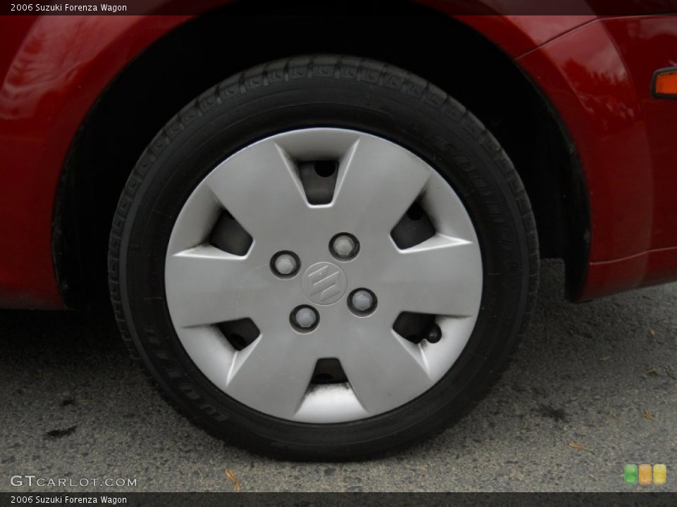 2006 Suzuki Forenza Wagon Wheel and Tire Photo #55558286