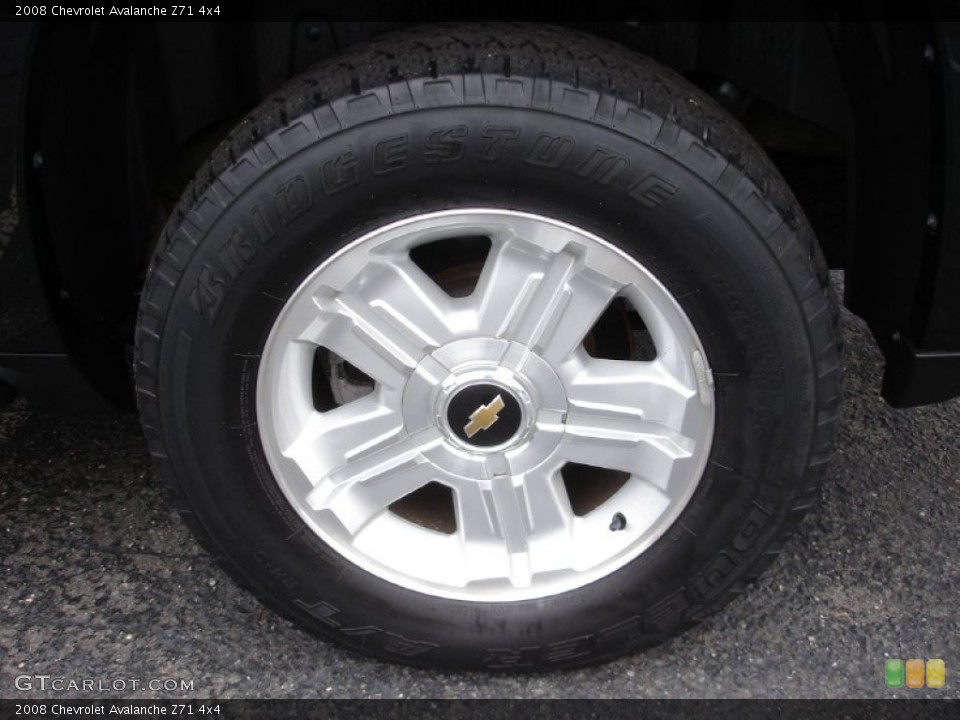 2008 Chevrolet Avalanche Z71 4x4 Wheel and Tire Photo #55562733
