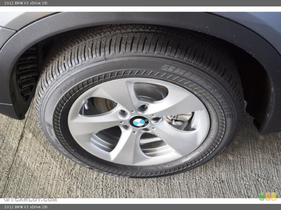 2012 BMW X3 xDrive 28i Wheel and Tire Photo #55568151