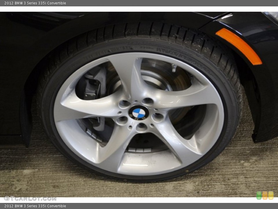 2012 BMW 3 Series 335i Convertible Wheel and Tire Photo #55568274