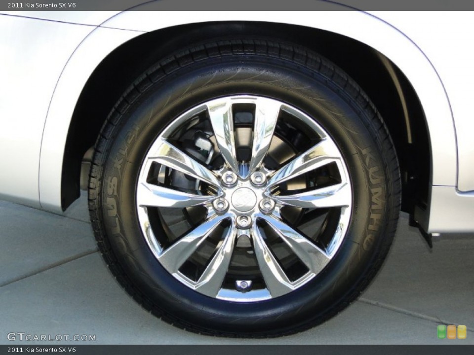 2011 Kia Sorento SX V6 Wheel and Tire Photo #55568289