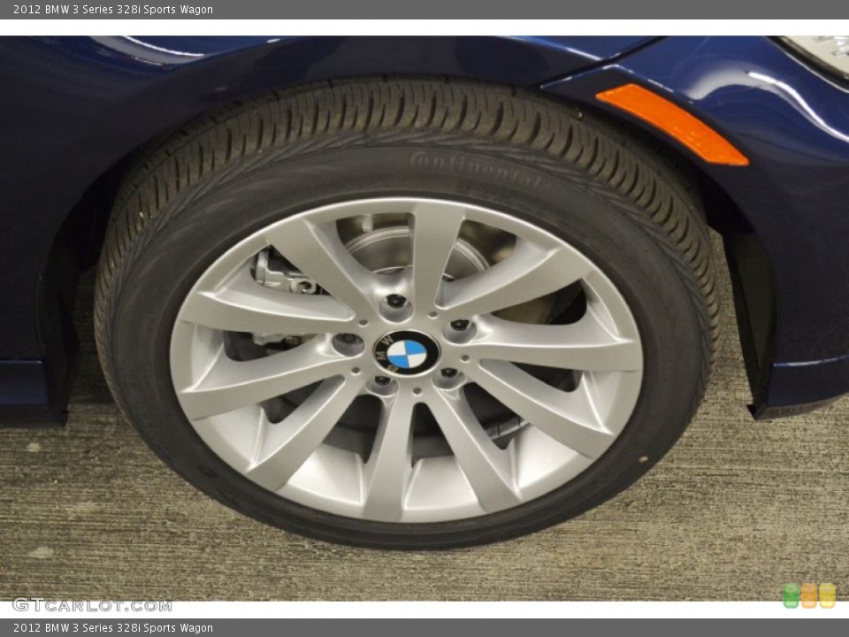 2012 BMW 3 Series 328i Sports Wagon Wheel and Tire Photo #55568604
