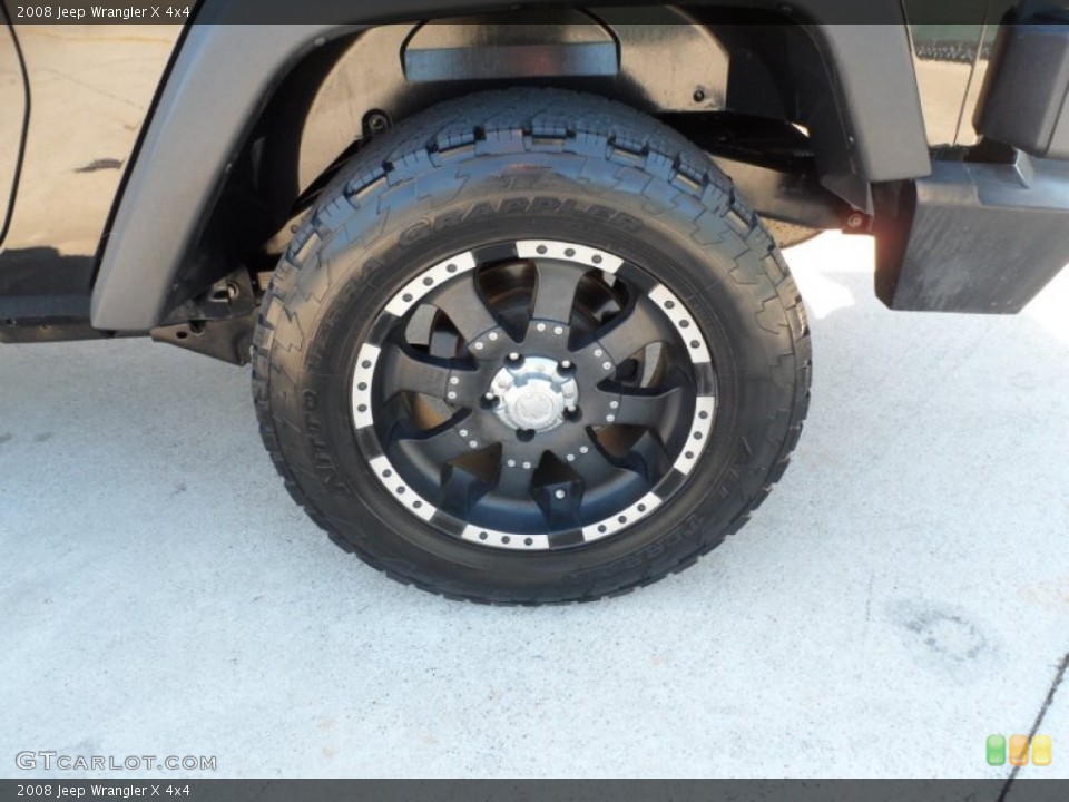 2008 Jeep Wrangler Custom Wheel and Tire Photo #55570644