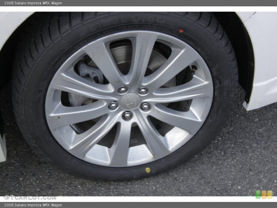 2008 Subaru Impreza WRX Wagon Wheel and Tire Photo #55573960
