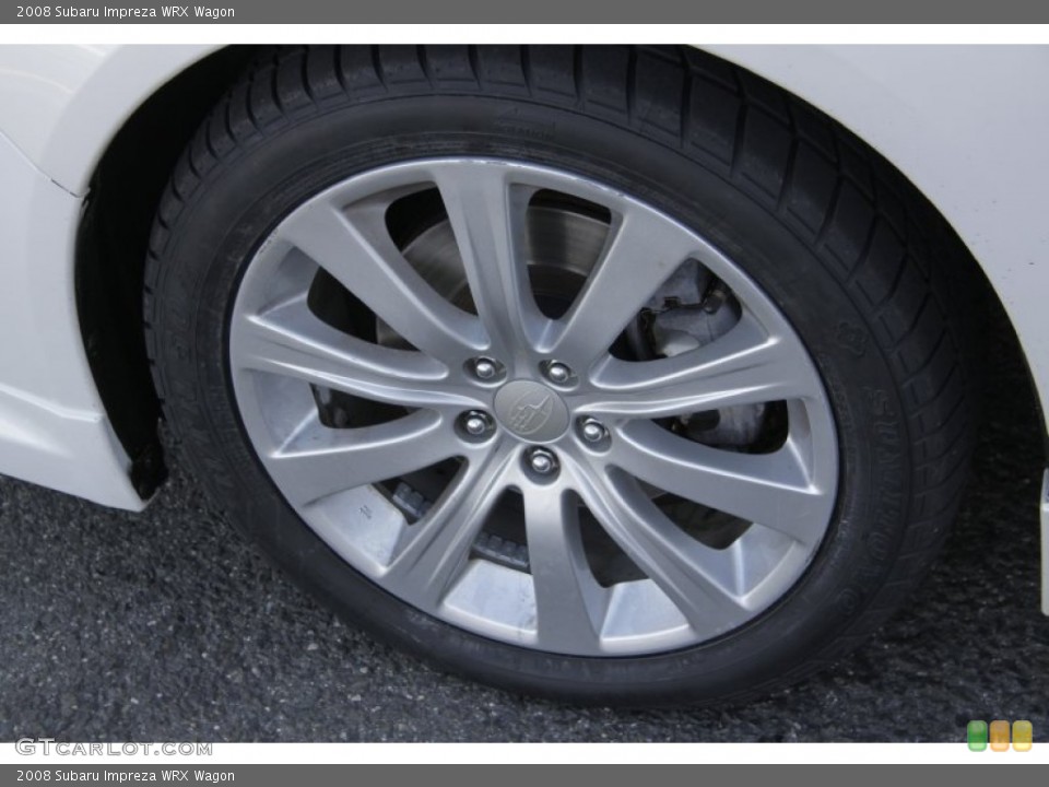 2008 Subaru Impreza WRX Wagon Wheel and Tire Photo #55573983