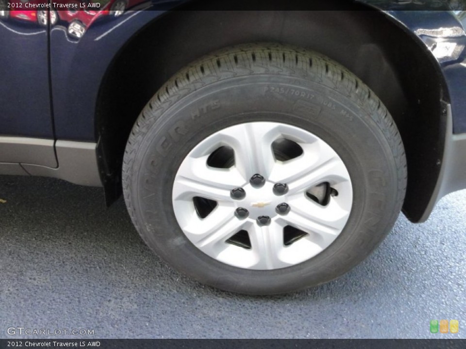 2012 Chevrolet Traverse LS AWD Wheel and Tire Photo #55579352