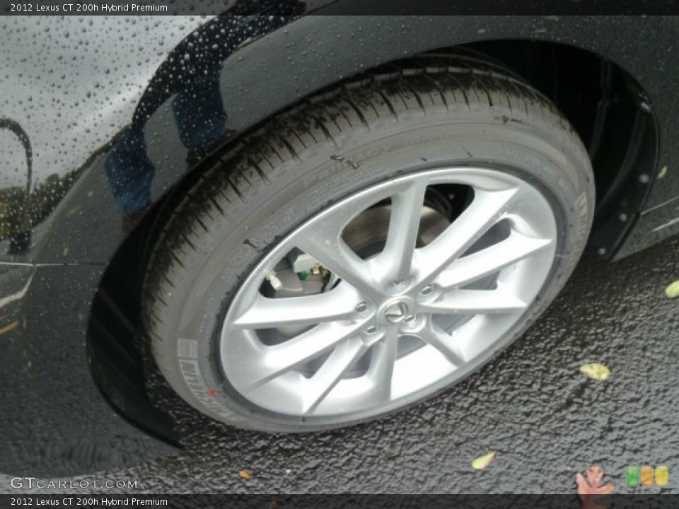 2012 Lexus CT 200h Hybrid Premium Wheel and Tire Photo #55585666