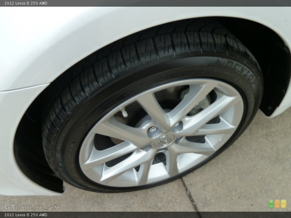 2012 Lexus IS 250 AWD Wheel and Tire Photo #55585786