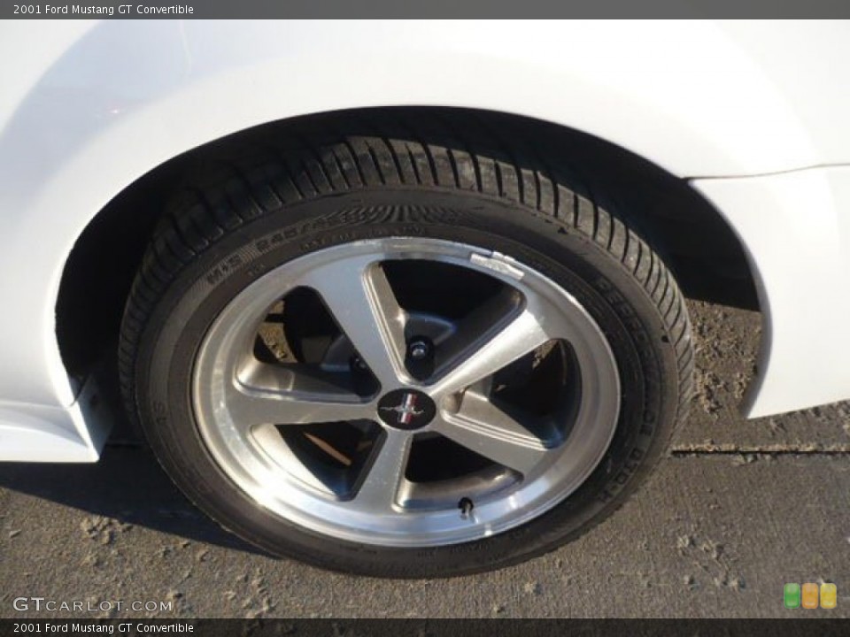 2001 Ford Mustang GT Convertible Wheel and Tire Photo #55588612