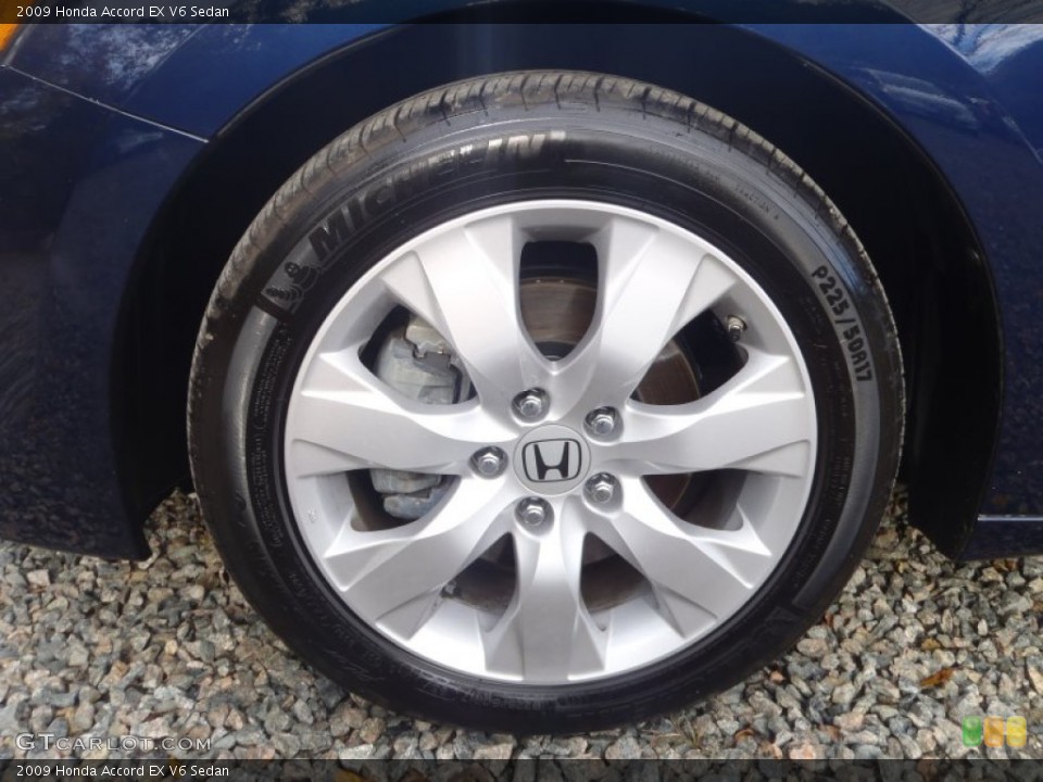 2009 Honda Accord EX V6 Sedan Wheel and Tire Photo #55589557