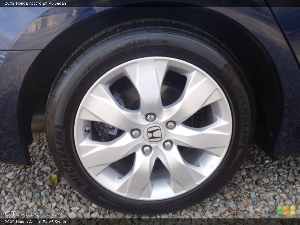2009 Honda Accord EX V6 Sedan Wheel and Tire Photo #55589569